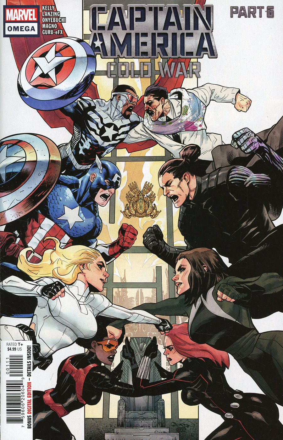 Captain America Cold War Omega #1 (One Shot) Cover A Regular Patrick Gleason Cover (Cold War Part 6)