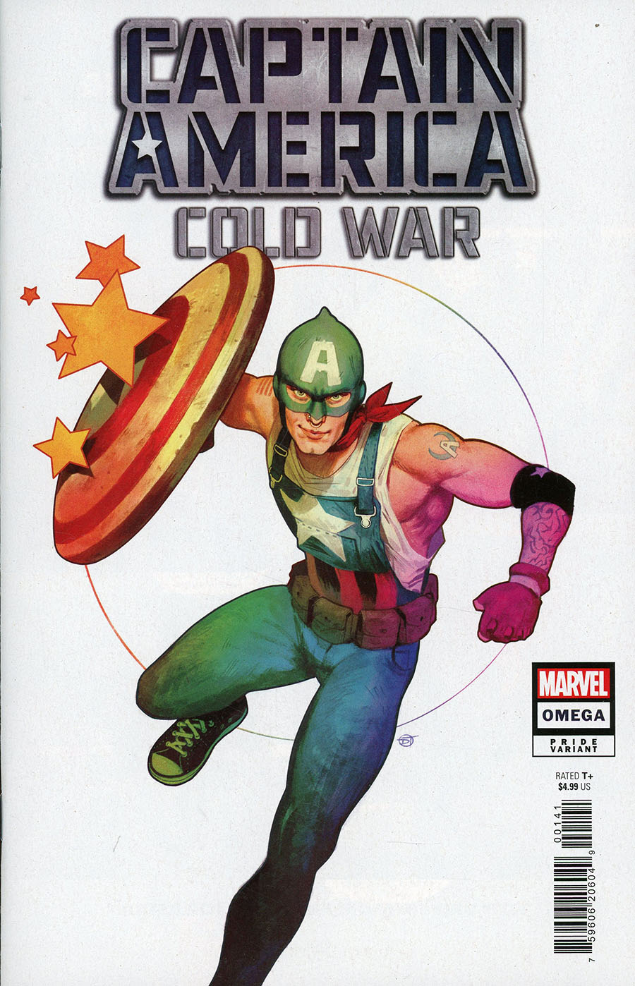 Captain America Cold War Omega #1 (One Shot) Cover B Variant David Talaski Pride Cover (Cold War Part 6)