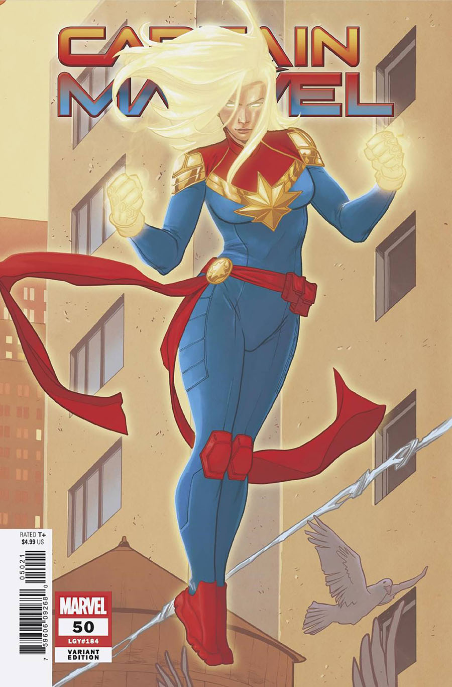 Captain Marvel Vol 9 #50 Cover B Variant Elena Casagrande Women Of Marvel Cover