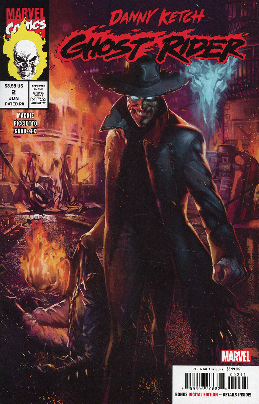 Danny Ketch Ghost Rider #2 Cover A Regular Ben Harvey Cover