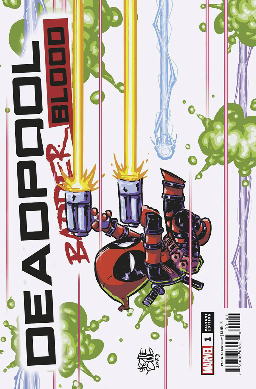 Deadpool Badder Blood #1 Cover D Variant Skottie Young Cover (Limit 1 Per Customer)