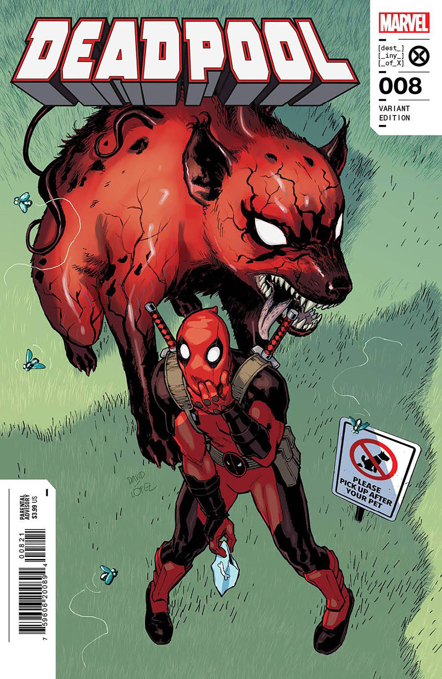 Deadpool Vol 8 #8 Cover B Variant David Lopez Cover