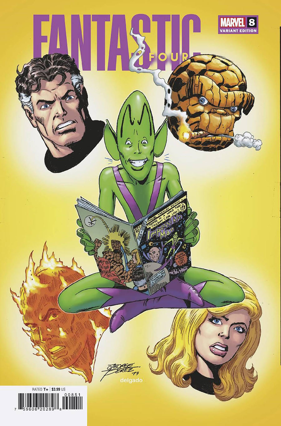Fantastic Four Vol 7 #8 Cover B Variant George Perez Cover