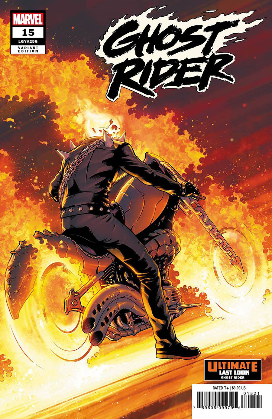 Ghost Rider Vol 9 #15 Cover B Variant Juann Cabal Ultimate Last Look Cover