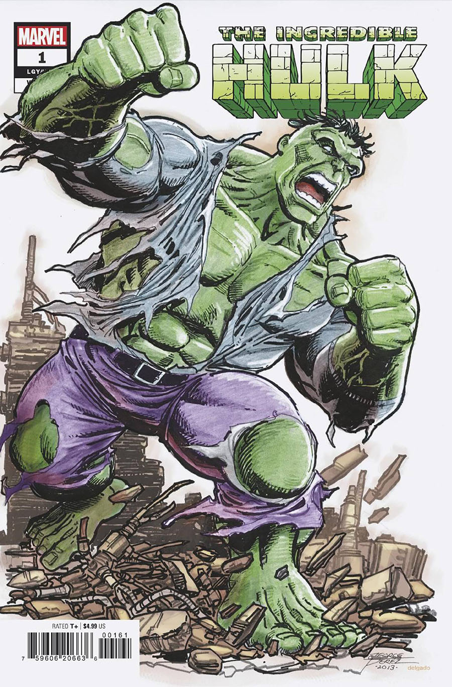 Incredible Hulk Vol 5 #1 Cover B Variant George Perez Cover