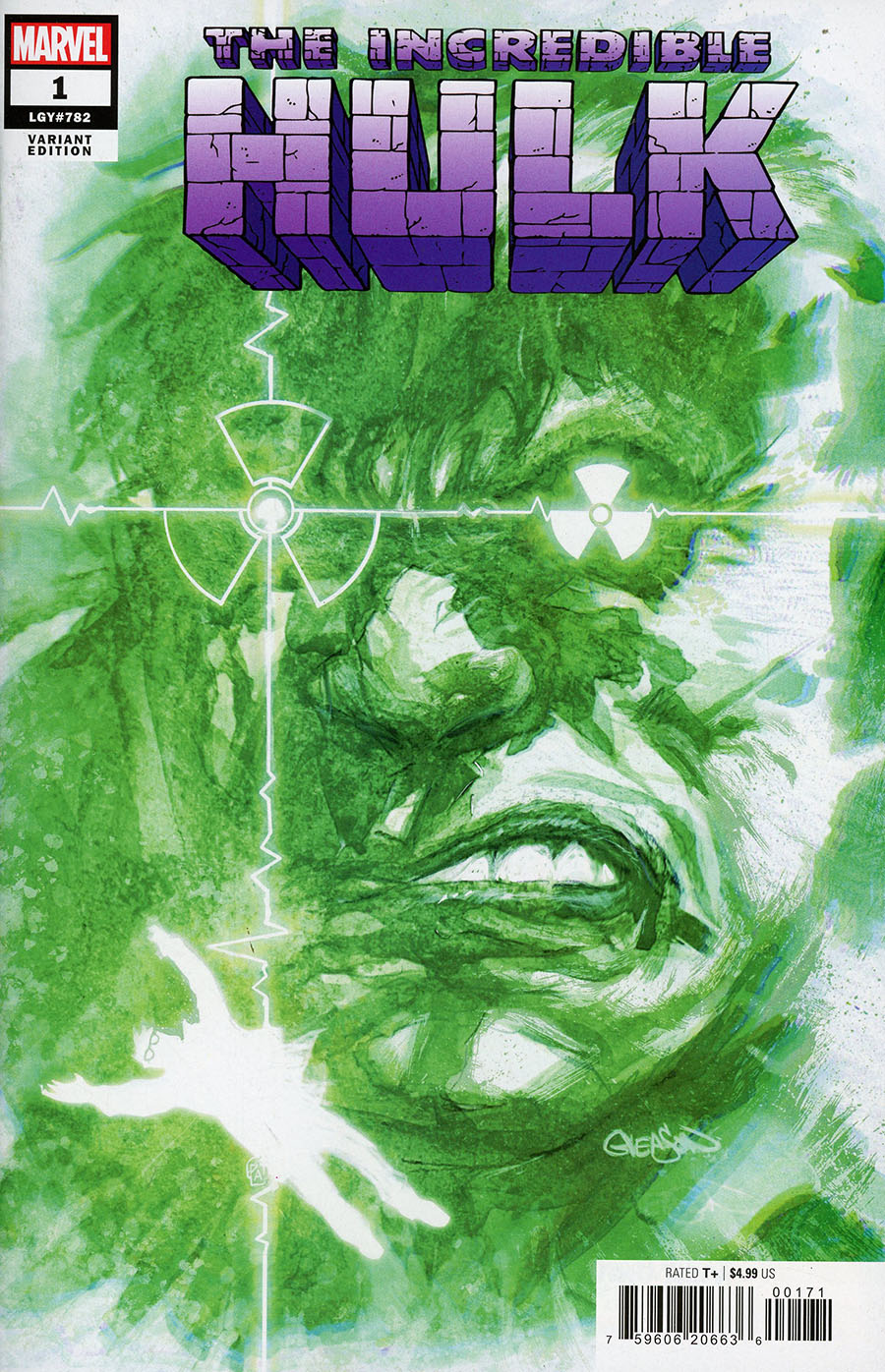 Incredible Hulk Vol 5 #1 Cover G Variant Patrick Gleason Elemental Cover