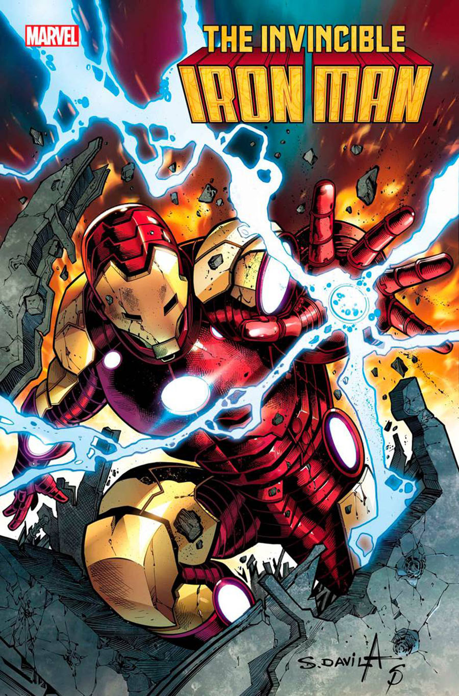 Invincible Iron Man Vol 4 #7 Cover C Variant Sergio Davila Cover