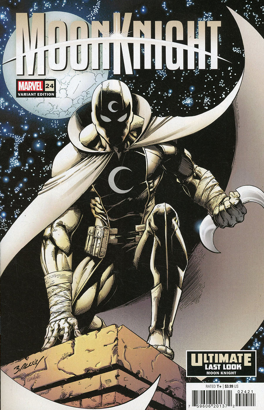Moon Knight Vol 9 #24 Cover B Variant Mark Bagley Ultimate Last Look Cover