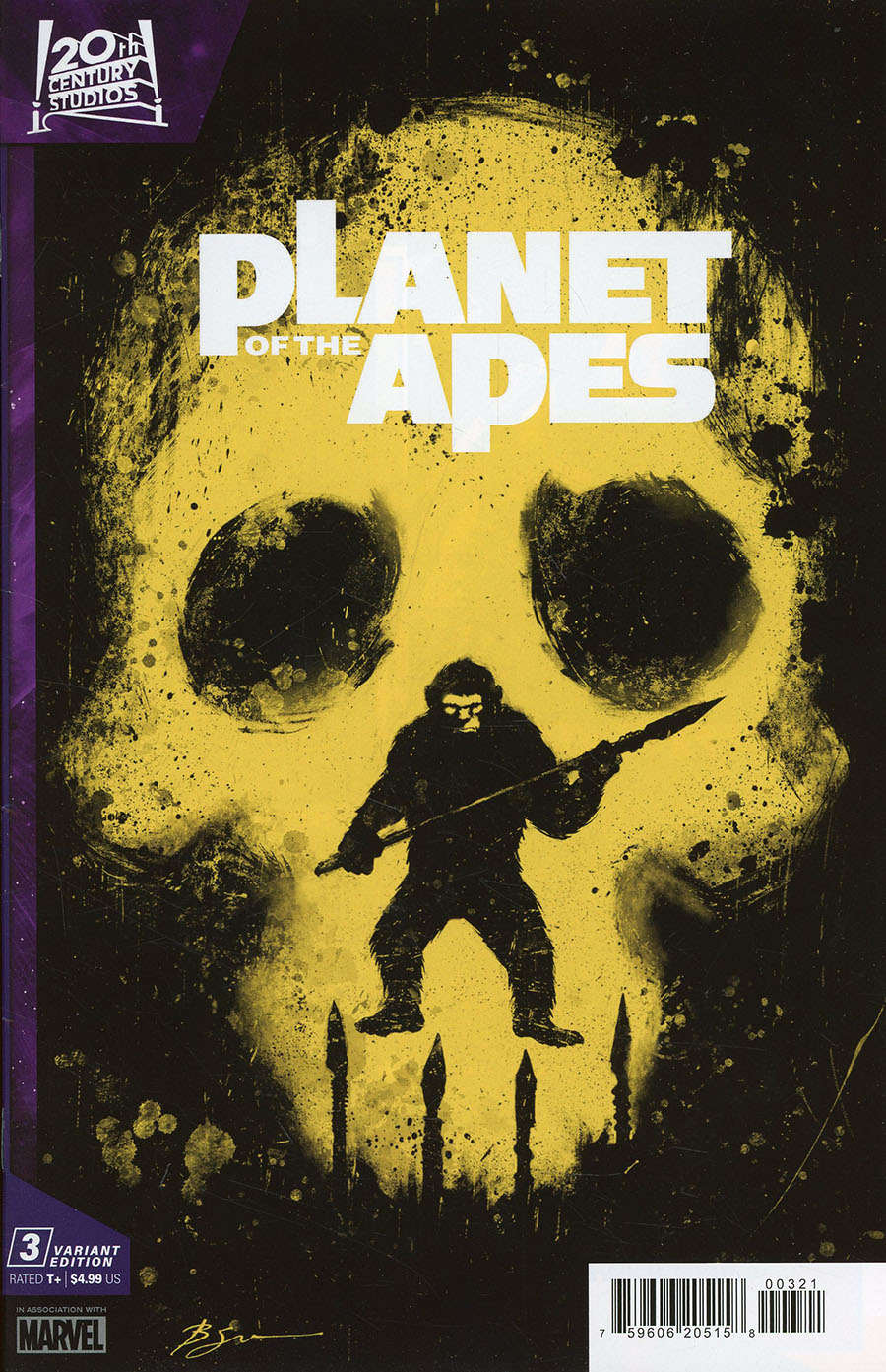 Planet Of The Apes Vol 4 #3 Cover B Variant Benjamin Su Cover