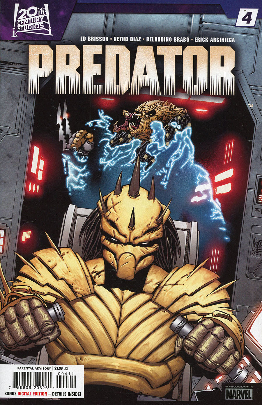 Predator Vol 4 #4 Cover A Regular Giuseppe Camuncoli Cover
