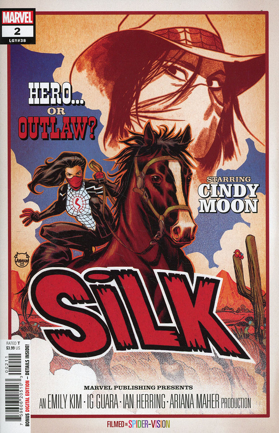 Silk Vol 5 #2 Cover A Regular Dave Johnson Cover