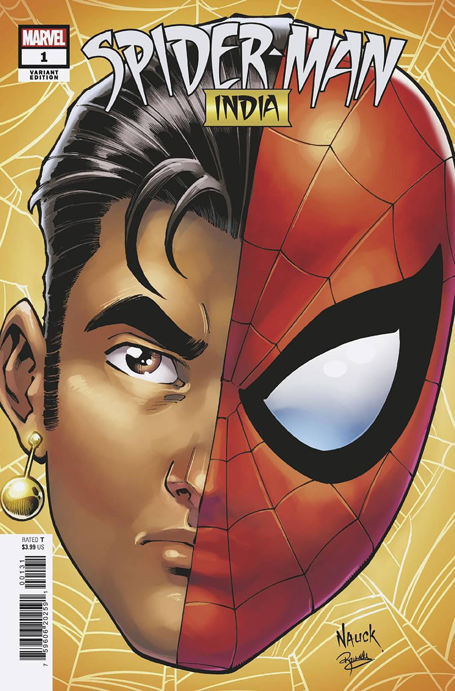 Spider-Man India Vol 2 #1 Cover C Variant Todd Nauck Headshot Cover