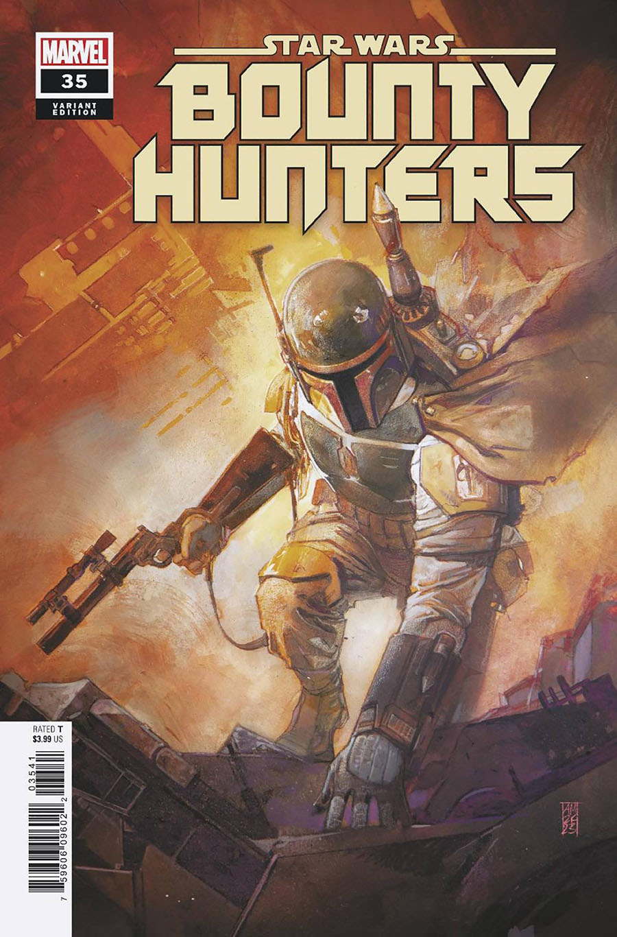 Star Wars Bounty Hunters #35 Cover D Variant Alex Maleev Boba Fett Cover