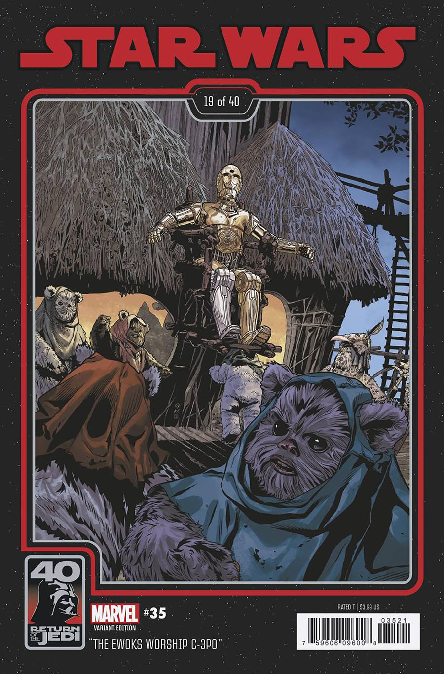 Star Wars Vol 5 #35 Cover B Variant Chris Sprouse Return Of The Jedi 40th Anniversary Cover (Limit 1 Per Customer)