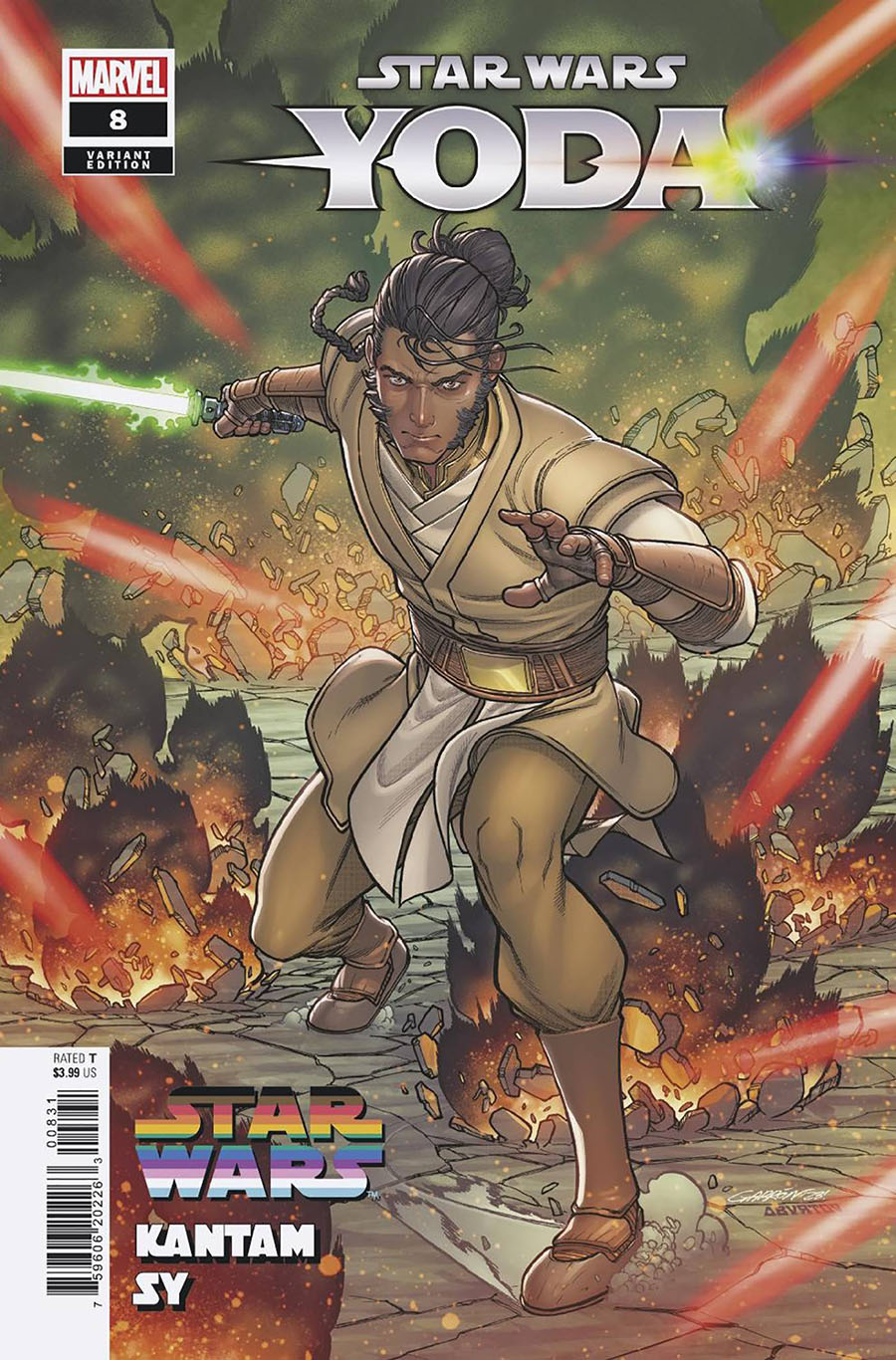 Star Wars Yoda #8 Cover B Variant Javier Garron Star Wars Pride Cover