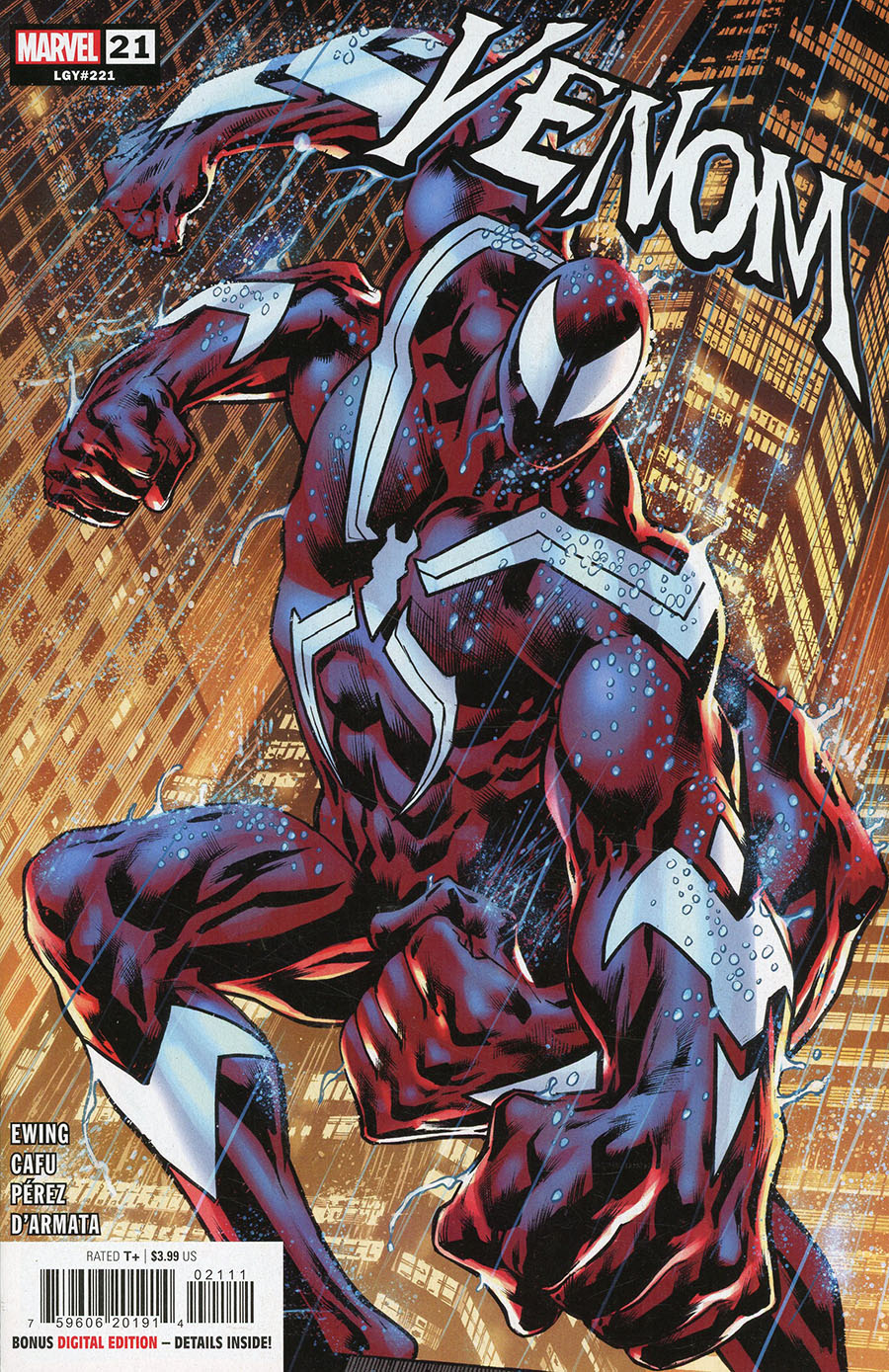 Venom Vol 5 #21 Cover A Regular Bryan Hitch Cover