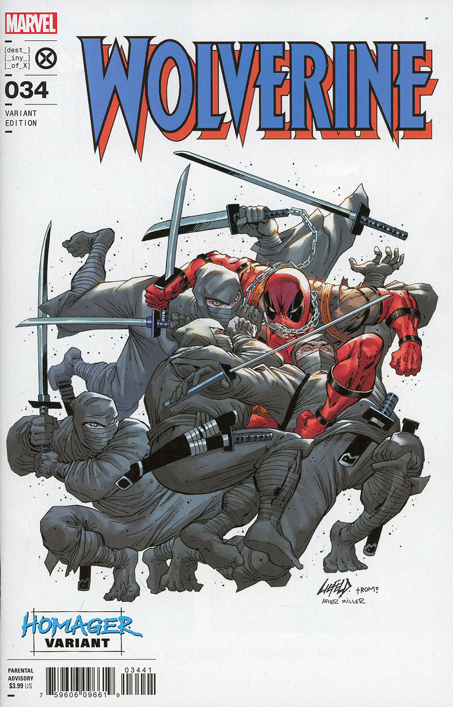 Wolverine Vol 7 #34 Cover B Variant Rob Liefeld Homager Cover