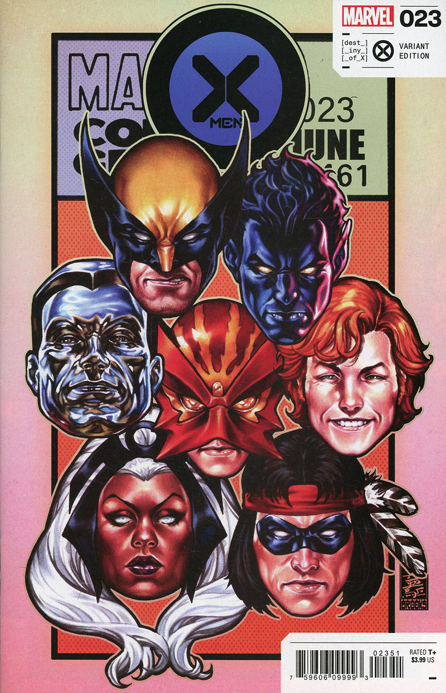 X-Men Vol 6 #23 Cover D Variant Mark Brooks Corner Box Cover
