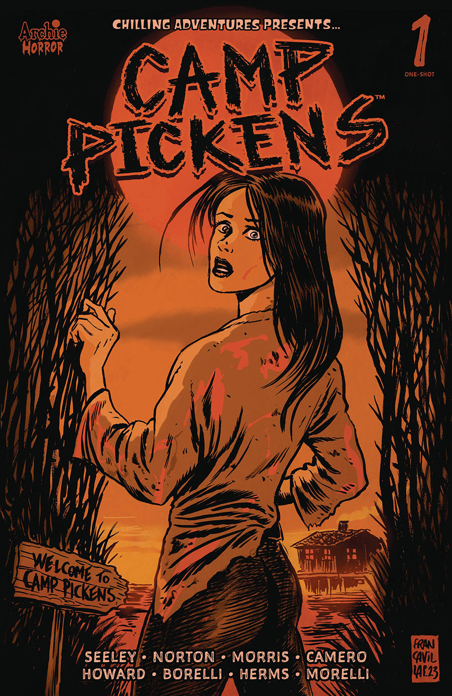 Chilling Adventures Presents Camp Pickens #1 (One Shot) Cover B Variant Francesco Francavilla Cover