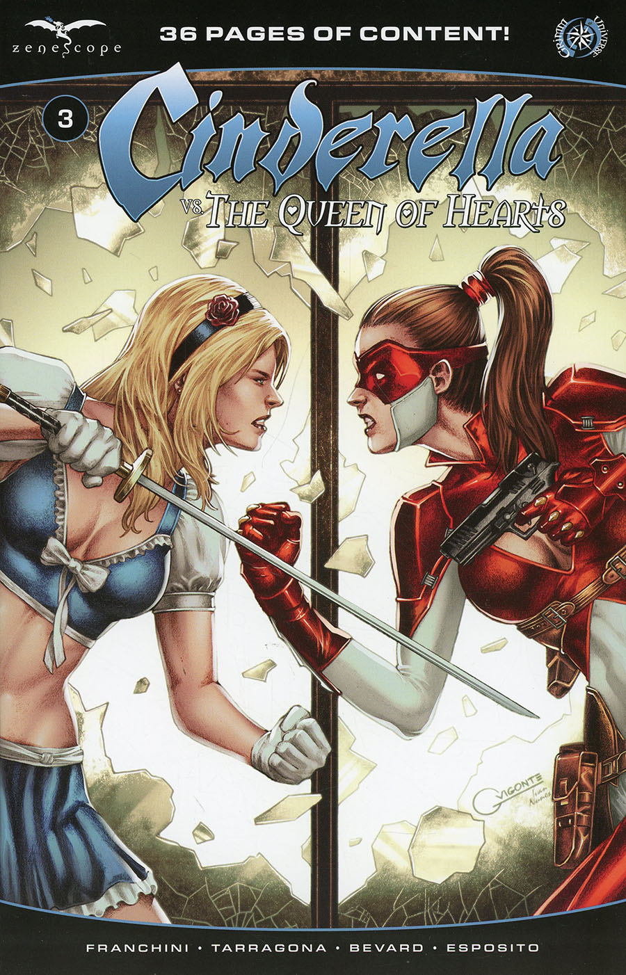 Grimm Fairy Tales Presents Cinderella vs The Queen Of Hearts #3 Cover A Geebo Vigonte