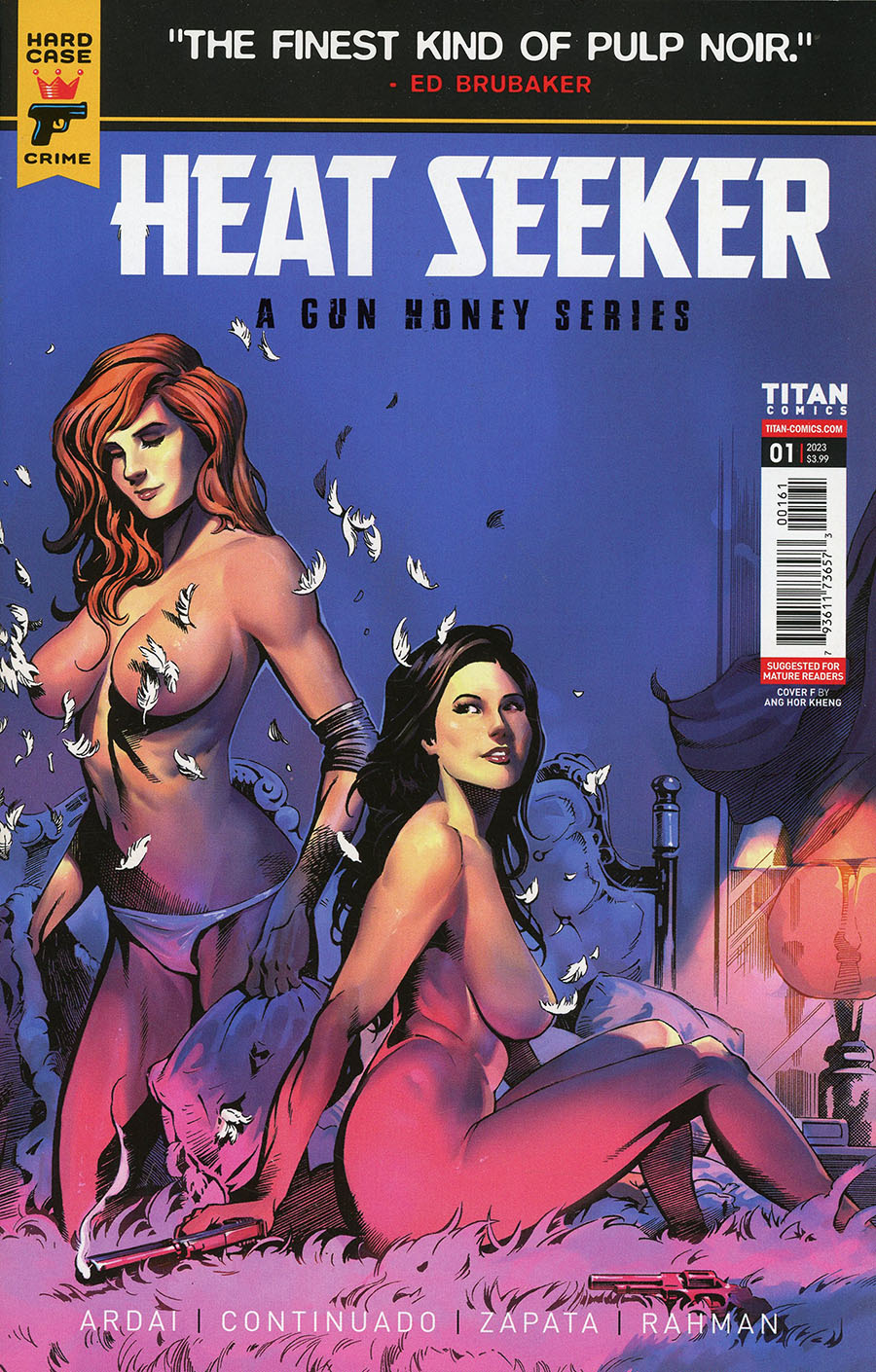 Hard Case Crime Heat Seeker A Gun Honey Series #1 Cover F Variant Ang Hor Kheng Cover