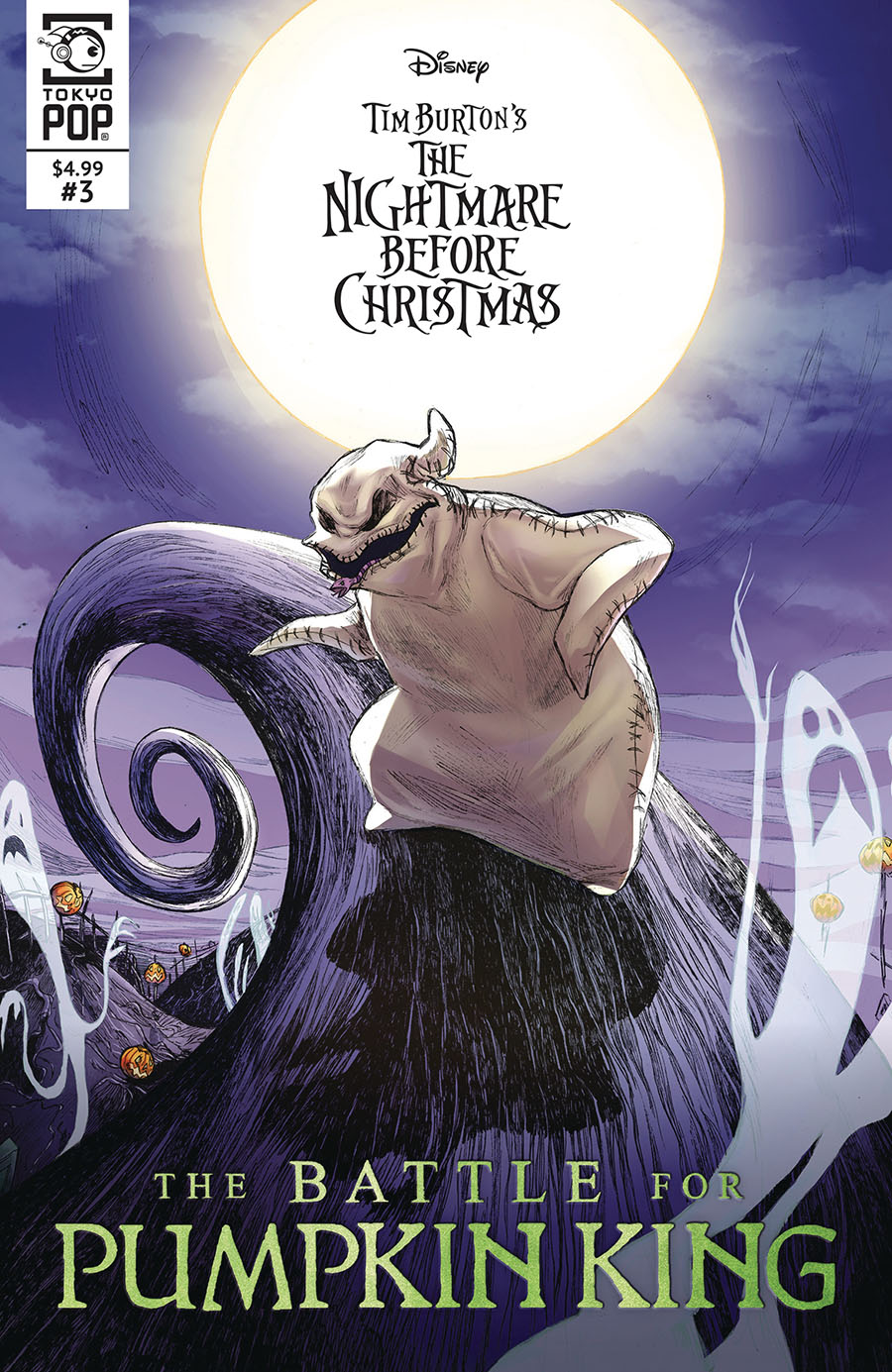 Nightmare Before Christmas Battle For Pumpkin King #3 Cover A Regular Cover