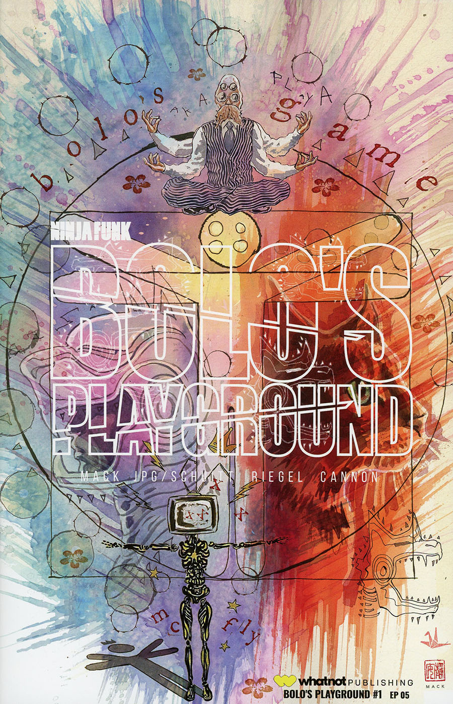 Ninja Funk Bolos Playground #1 (One Shot) Cover A Regular David Mack Cover