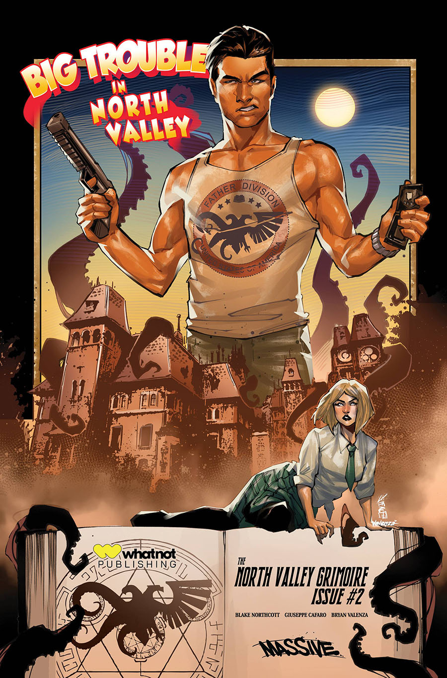 North Valley Grimoire #2 Cover D Variant Giuseppe Cafaro Big Trouble In Little China Homage Cover