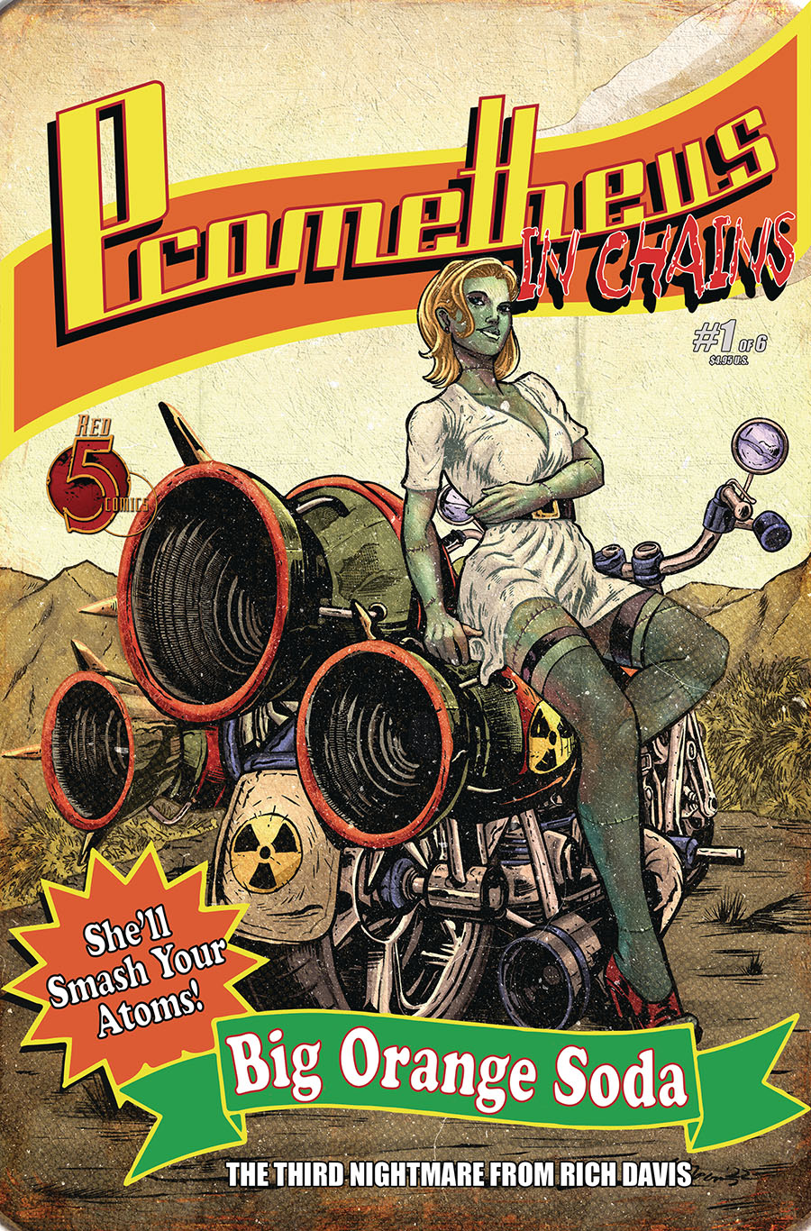 Prometheus In Chains #1 Cover B Variant Les Lindon Garner Cover