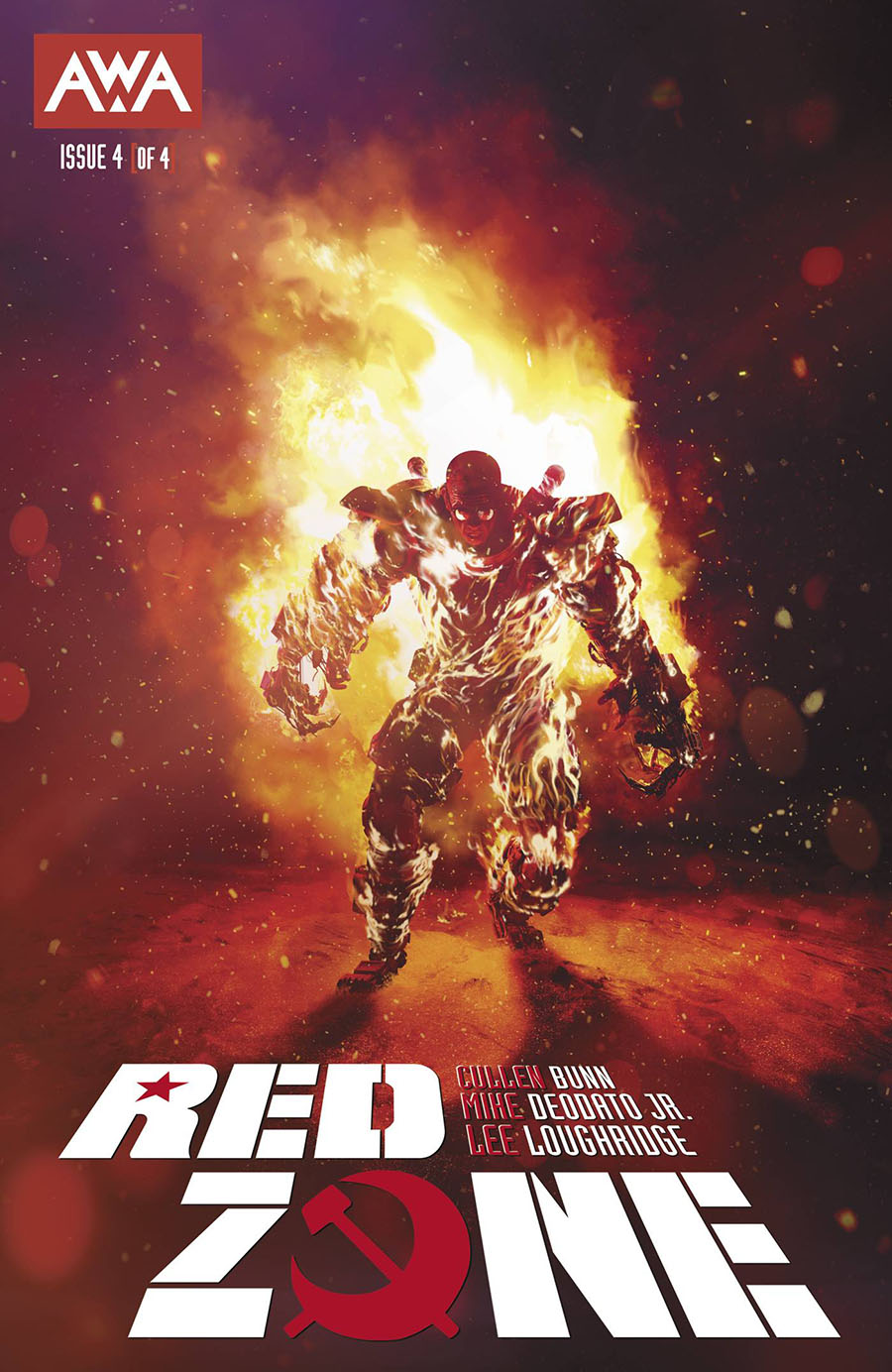 Red Zone #4 Cover A Regular Rahzzah Cover