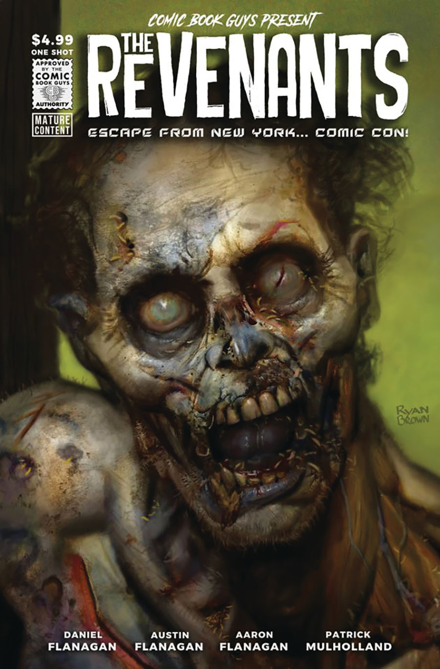 Revenants Escape From New York Comic Con #1 (One Shot) Cover B Variant Ryan Brown Cover