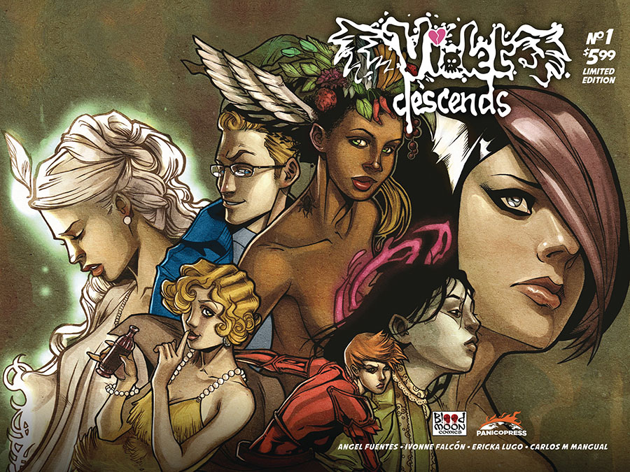 Violet Descends #1 Cover D Special Edition Ivonne Falcon Wraparound Variant Cover (Limit 1 Per Customer)