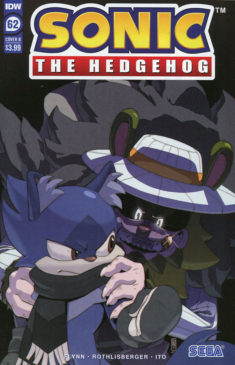 Sonic The Hedgehog Vol 3 #62 Cover B Variant Ryan Jampole Cover