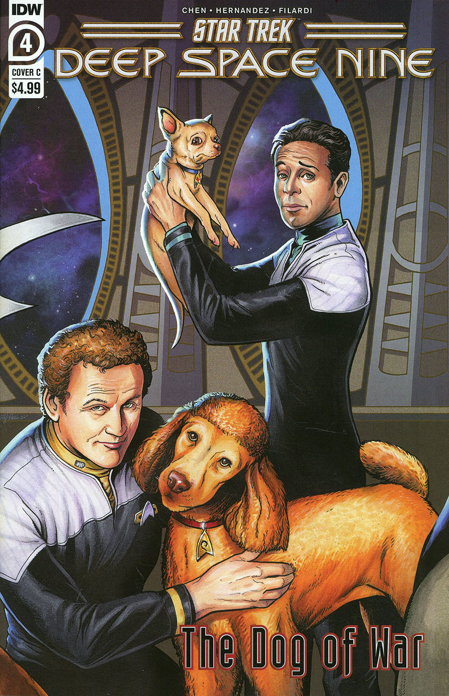 Star Trek Deep Space Nine Dog Of War #4 Cover C Variant Andy Price Cover