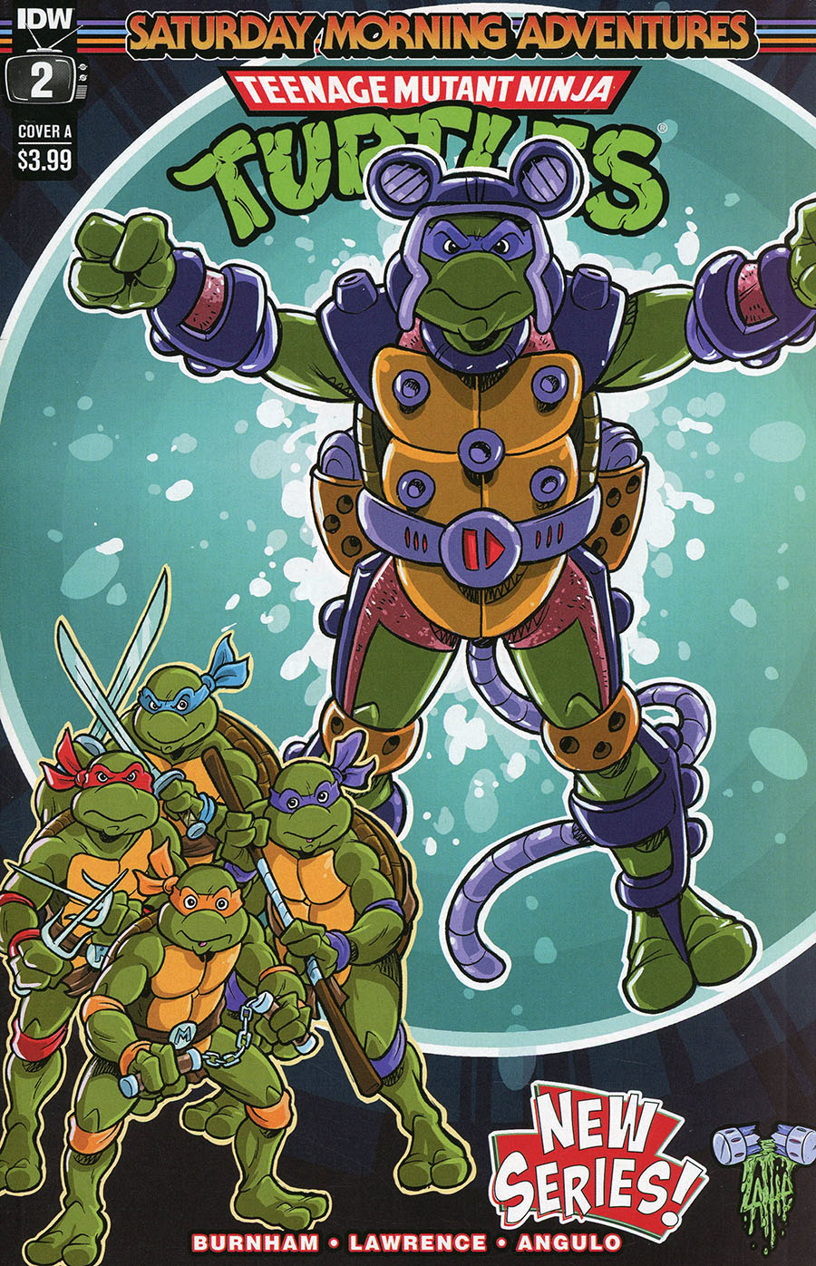 Teenage Mutant Ninja Turtles Saturday Morning Adventures Continued #2 Cover A Regular Tim Lattie Cover