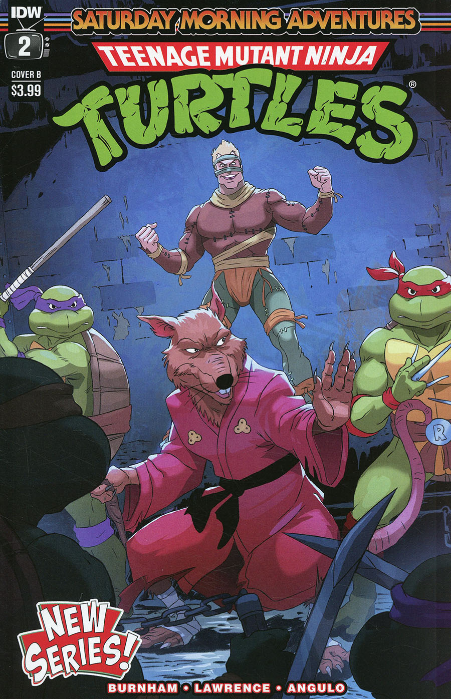 Teenage Mutant Ninja Turtles Saturday Morning Adventures Continued #2 Cover B Variant Dan Schoening Cover