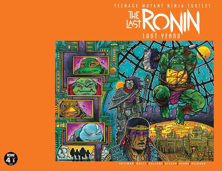Teenage Mutant Ninja Turtles The Last Ronin The Lost Years #4 Cover B Variant Kevin Eastman & Ben Bishop Cover