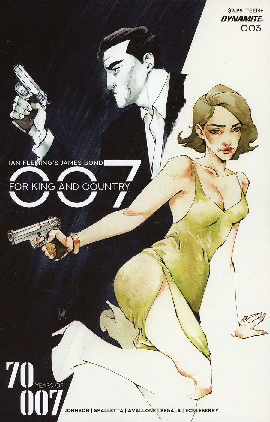 007 For King And Country #3 Cover C Variant Chuma Hill Cover