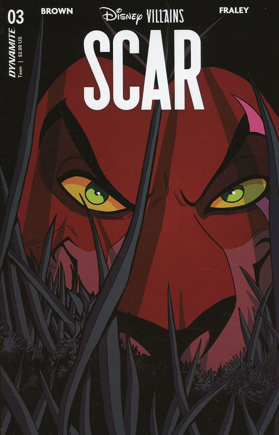 Disney Villains Scar #3 Cover D Variant Drew Moss Cover