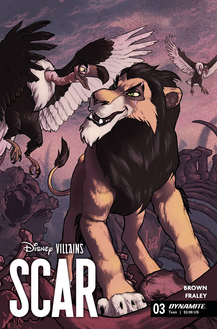 Disney Villains Scar #3 Cover E Variant Gene Ha Cover