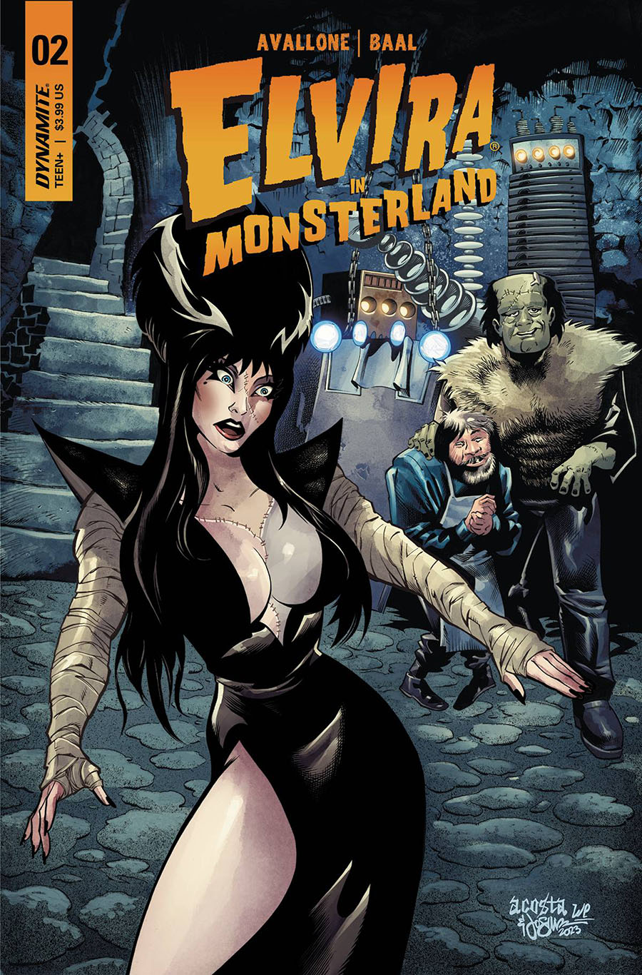 Elvira In Monsterland #2 Cover A Regular Dave Acosta Cover