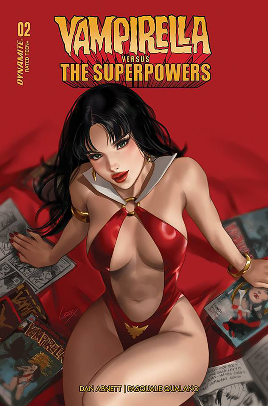 Vampirella vs The Superpowers #2 Cover B Variant Lesley Leirix Li Cover