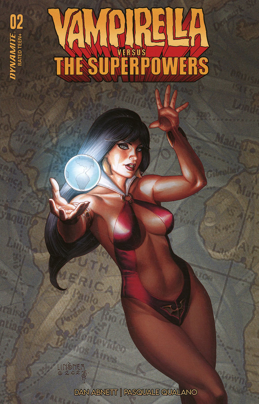 Vampirella vs The Superpowers #2 Cover D Variant Joseph Michael Linsner Cover
