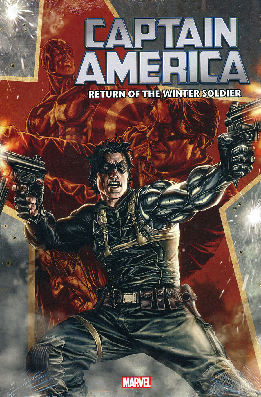Captain America Return Of The Winter Soldier Omnibus HC Direct Market Lee Bermejo Variant Cover New Printing