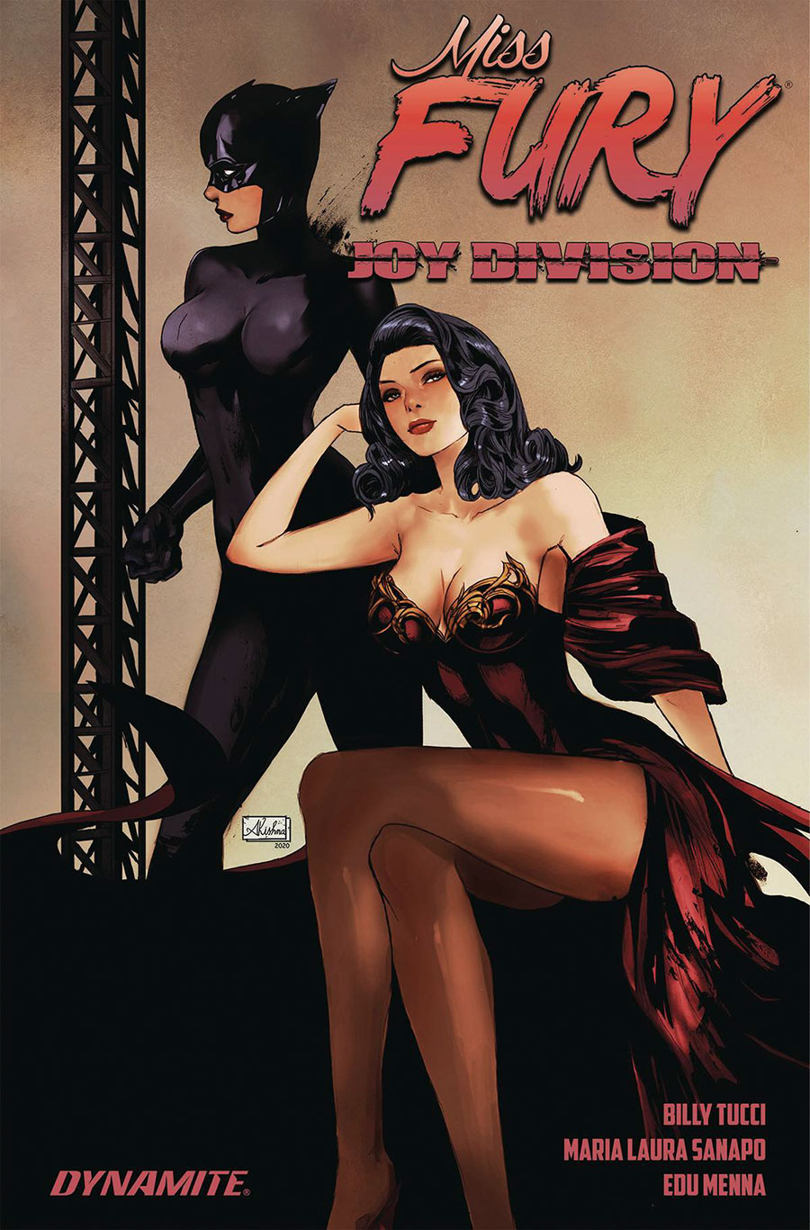 Miss Fury Joy Division Original Graphic Novel TP Limited Edition Maria Laura Sanapo Asha Kishna Variant Cover