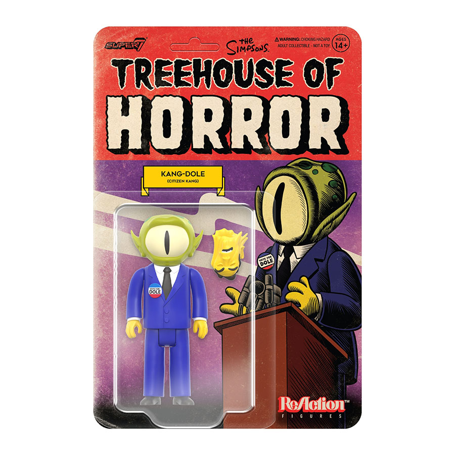Simpsons ReAction Figure Wave 3 - Treehouse Of Horror Alien President
