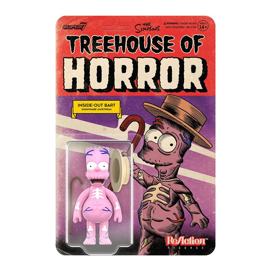 Simpsons ReAction Figure Wave 3 - Treehouse Of Horror Inside Out Bart
