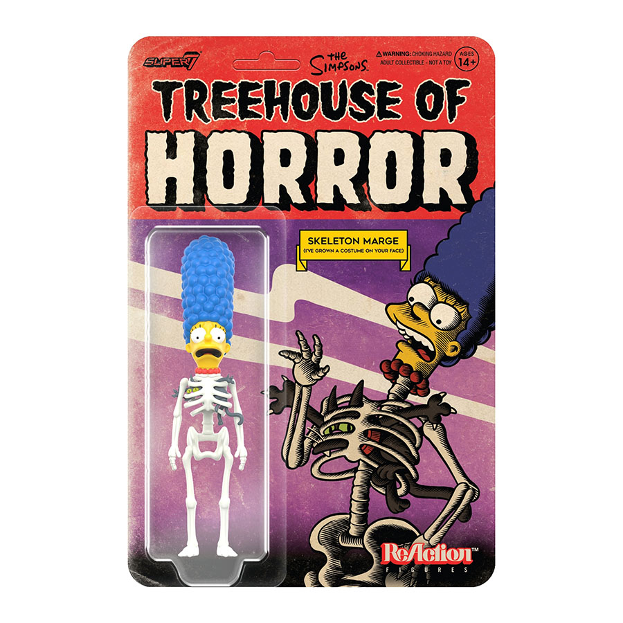 Simpsons ReAction Figure Wave 3 - Treehouse Of Horror Skeleton Marge