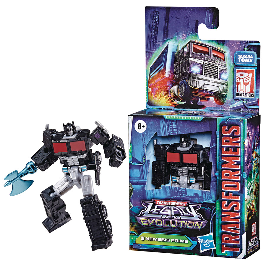 Transformers Generations Legacy Evolution Core-Class Nemesis Prime Action Figure Case
