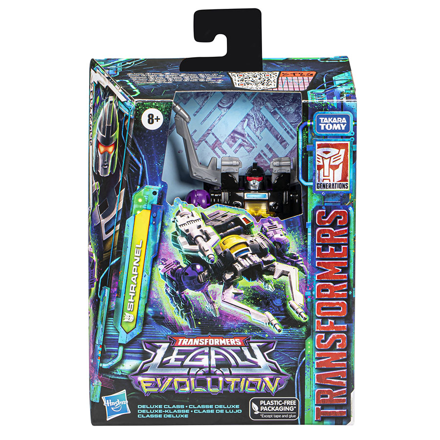 Transformers Generations Legacy Evolution Deluxe-Class Shrapnel Action Figure Case